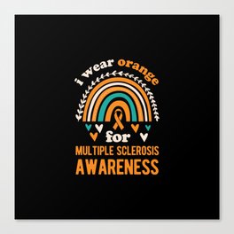 Multiple Sclerosis Awareness Canvas Print