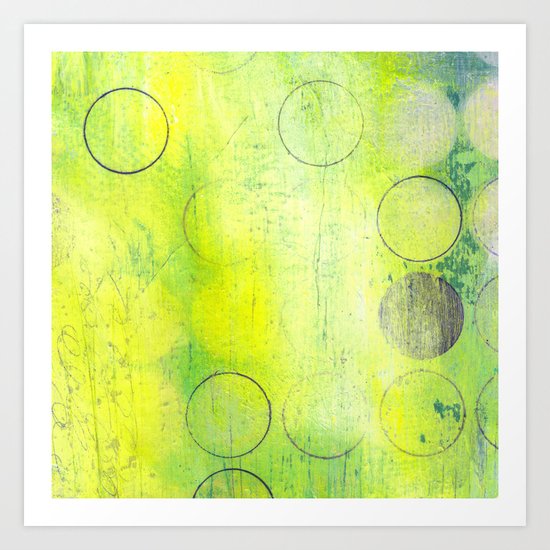 Dream Yellow Art Print