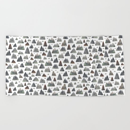 Little Mountain Range Beach Towel