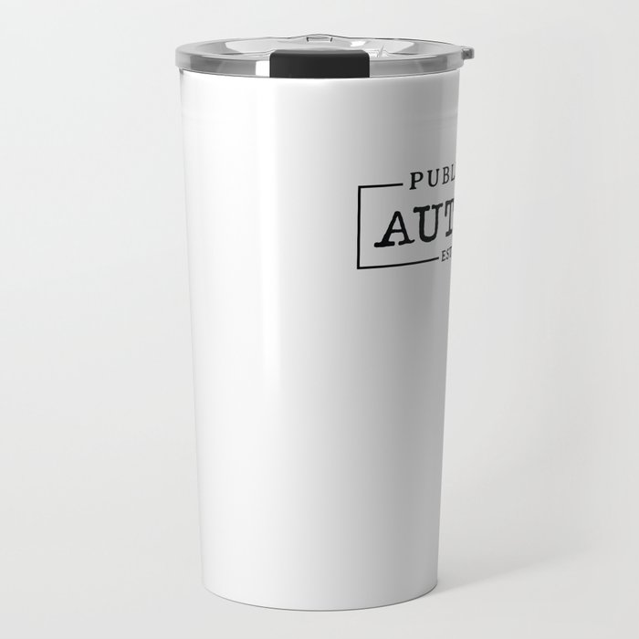 Published Author Est 2022 | Gift for Writers and Authors by Writer Block Shop Travel Mug