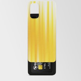 Light Yellow and Gold Background. Android Card Case