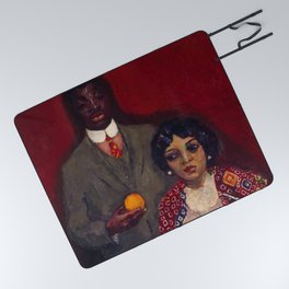 African American Portrait Masterpiece 'Lucie and Her Partner' by Kees van Dongen Picnic Blanket