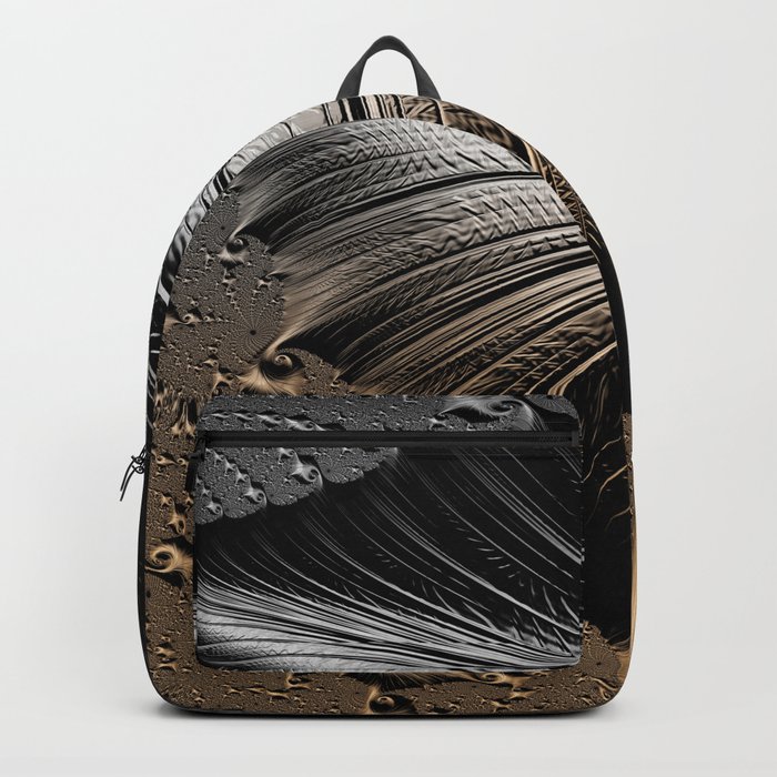 Dark to Daylight fractal art Backpack