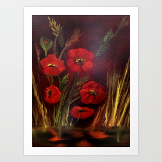 Poppy Power Art Print