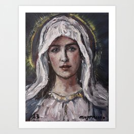 The Virgin Mary Art Print