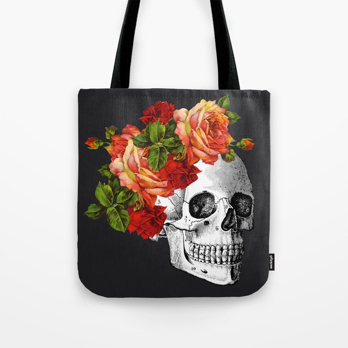 black linen tote bag