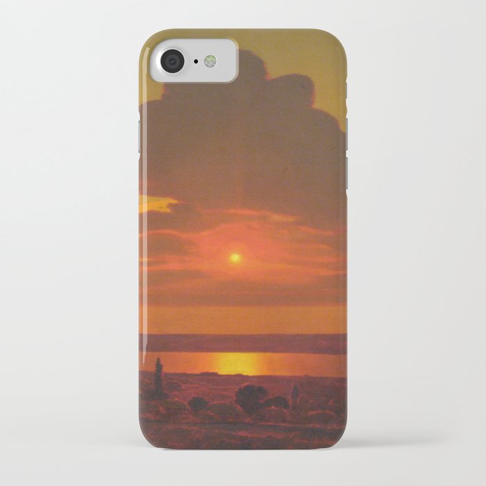 Gloomy Sunset Art iPhone Case