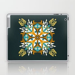 Trippy Mandala – Teal Laptop Skin