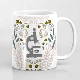 Gray Folk Microscope Coffee Mug
