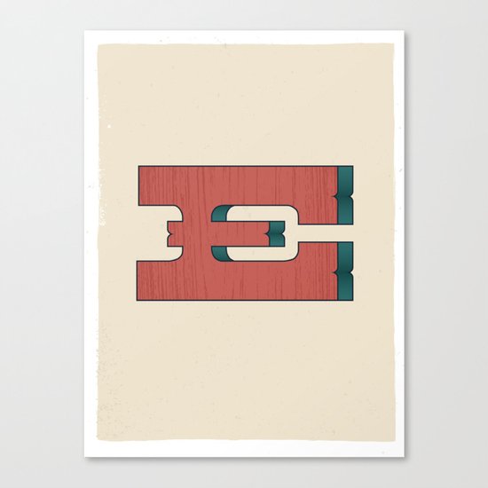 E 001 Canvas Print