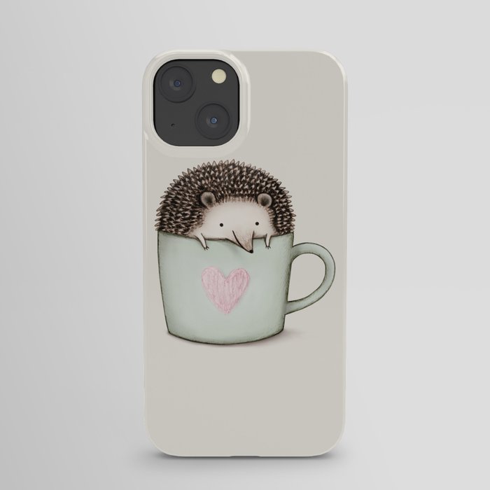 Hedgehog in a Mug iPhone Case