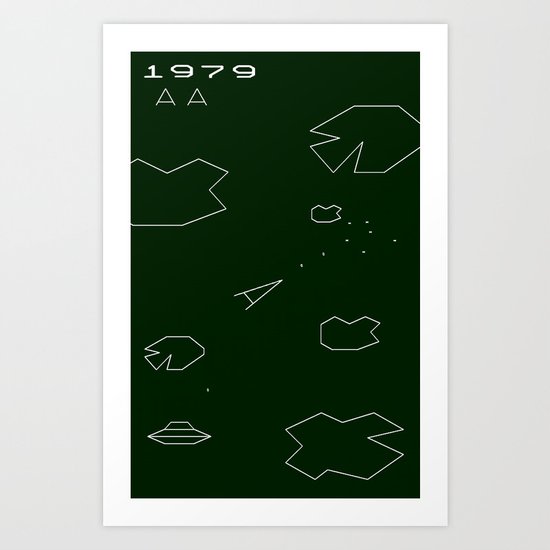 ASTEROIDS Art Print