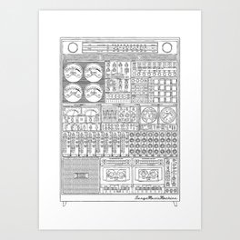 Music Machine Art Print