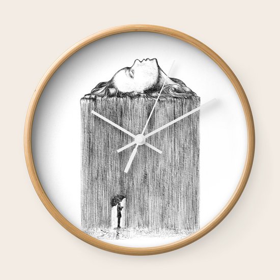 rain Wall Clock