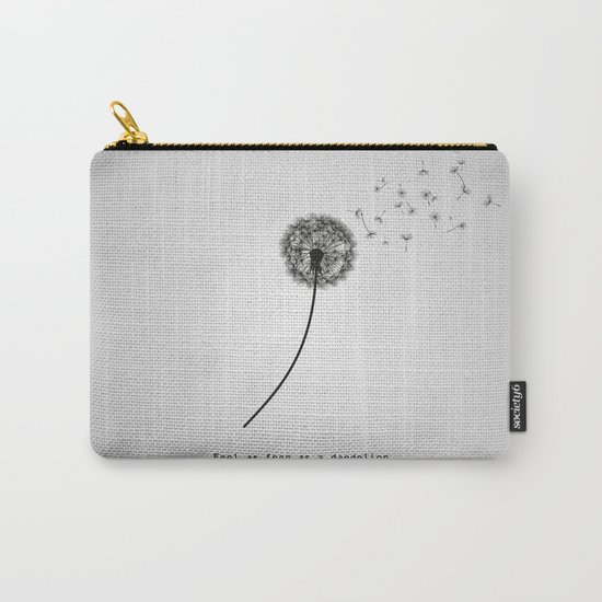 Feel as free as a dandelion Carry-All Pouch