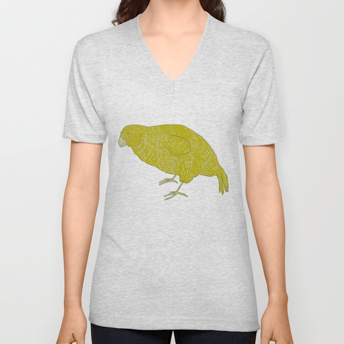 Kakapo Says Hello! V Neck T Shirt