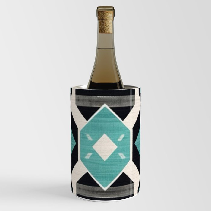 Bold Modern Aztec Wine Chiller
