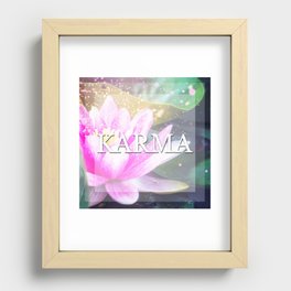 Karma Recessed Framed Print