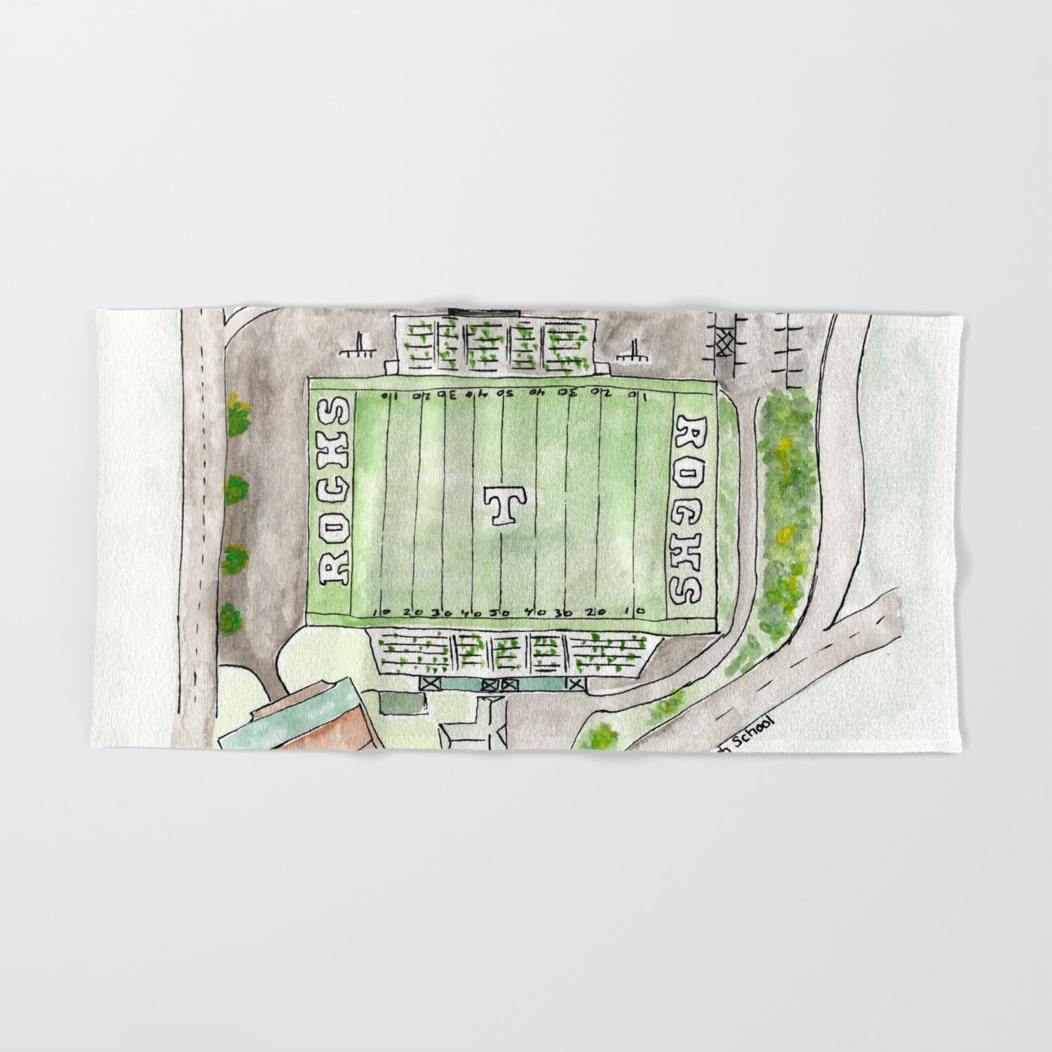 Trinity High School Football Field Louisville Ky Gift Hand