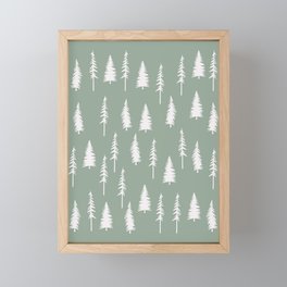Ancient Forest (Arcadia Green) Framed Mini Art Print