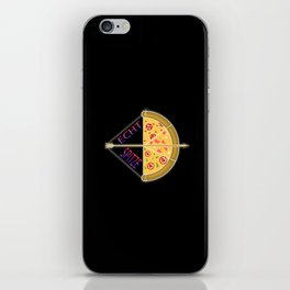 THE PIZZA HUNT WITH BOW AND ARROW iPhone Skin