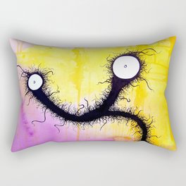 The Creatures From The Drain painting 10 Rectangular Pillow