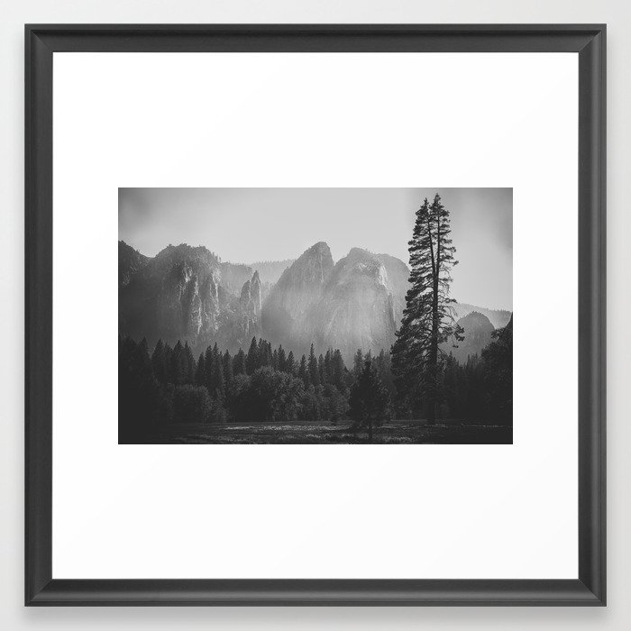 Yosemite Rocks Framed Art Print