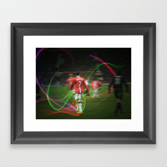 Ronaldo Remix Framed Art Print