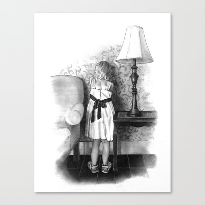 Tired Little Flower Girl Pencil Drawing Canvas Print By Joyart Society6 Flowers symbol is a copy and paste text symbol that can be used in any desktop, web, or mobile applications. tired little flower girl pencil drawing canvas print by joyart