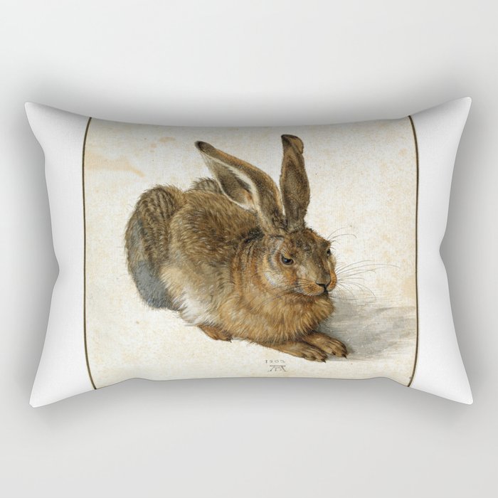 Albrecht Durer - Hare Rectangular Pillow