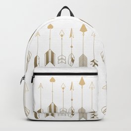 Be Brave Little Arrow (gold) Backpack