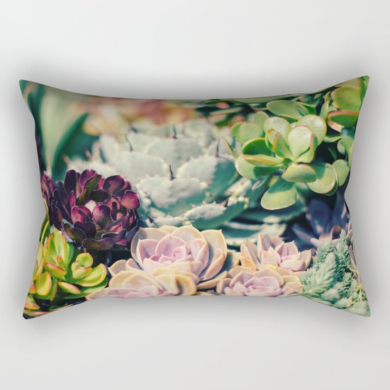 Cacti And Succulents I Rectangular Pillow