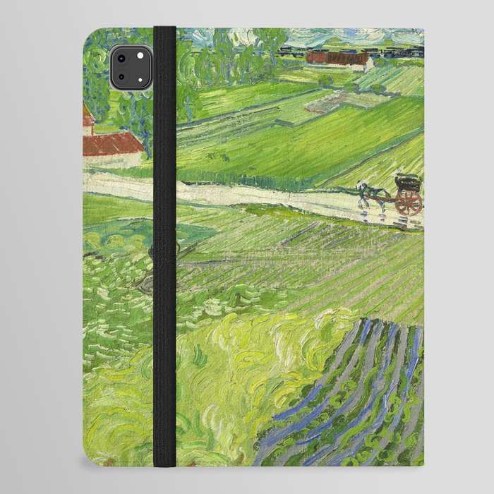Landscape at Auvers after Rain by Vincent van Gogh iPad Folio Case