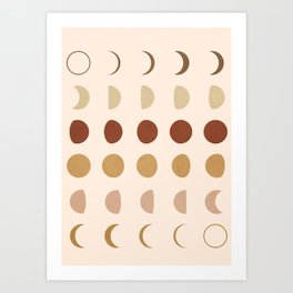 Flow of the Phases Art Print