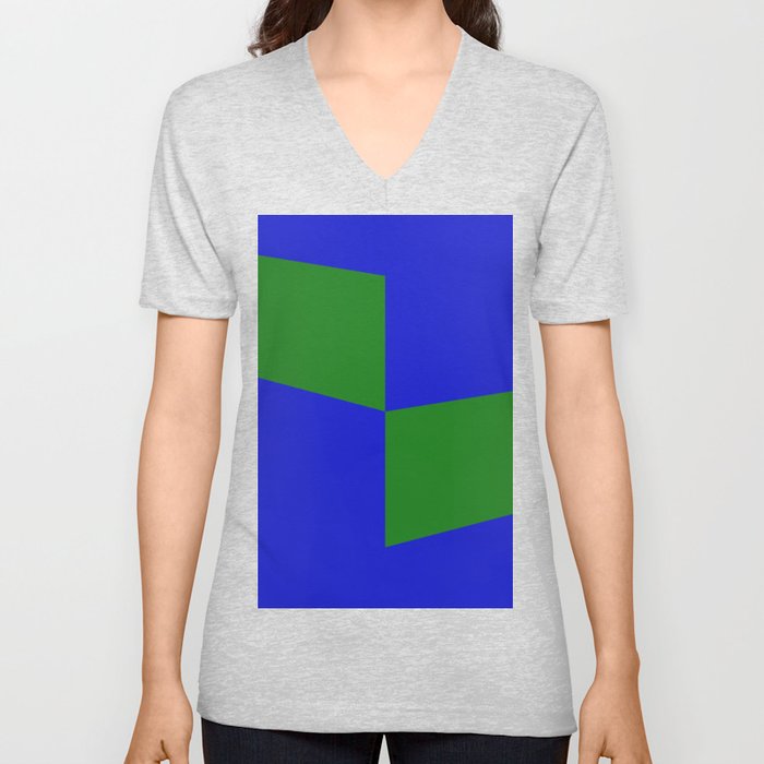 Minimalist geometric artwork V Neck T Shirt