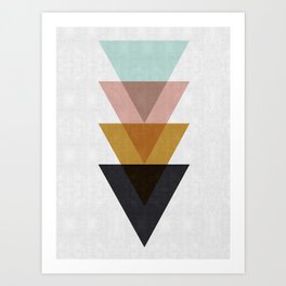 Polygon geometry I Art Print