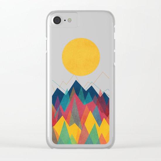 Uphill Battle Clear iPhone Case