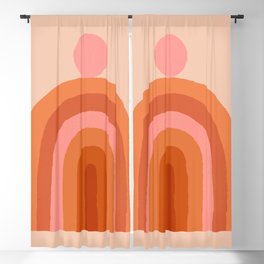 Abstraction_SUN_Rainbow_Minimalism_009 Blackout Curtain