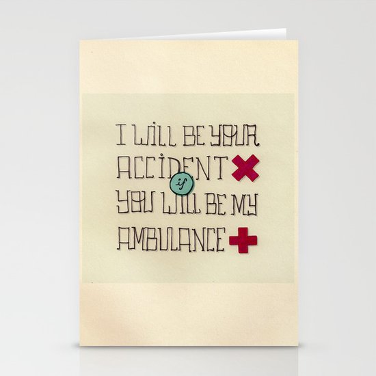 ambulance Stationery Cards