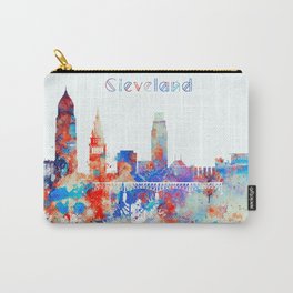 Cleveland City Skyline Carry-All Pouch