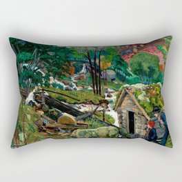 Milling Weather by Nikolai Astrup Rectangular Pillow