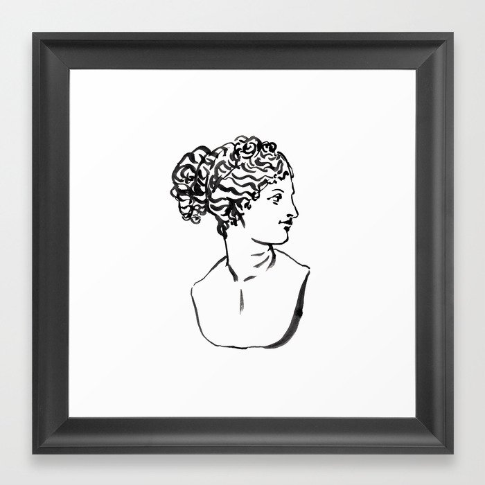 Venus Marble Bust Greek And Roman Sculpture Painting Black