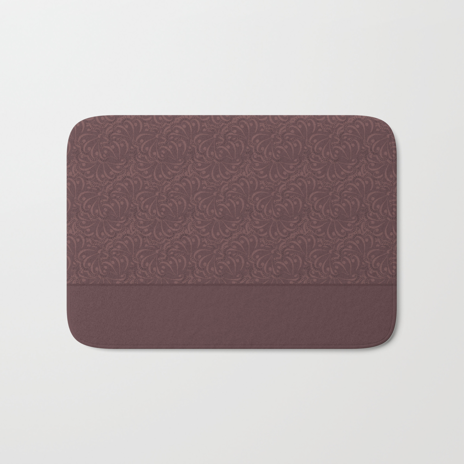 chocolate brown bath mat