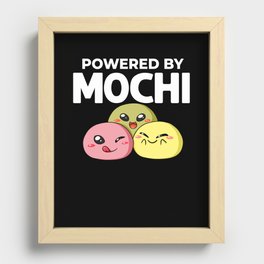 Mochi Ice Cream Donut Rice Cake Balls Recessed Framed Print