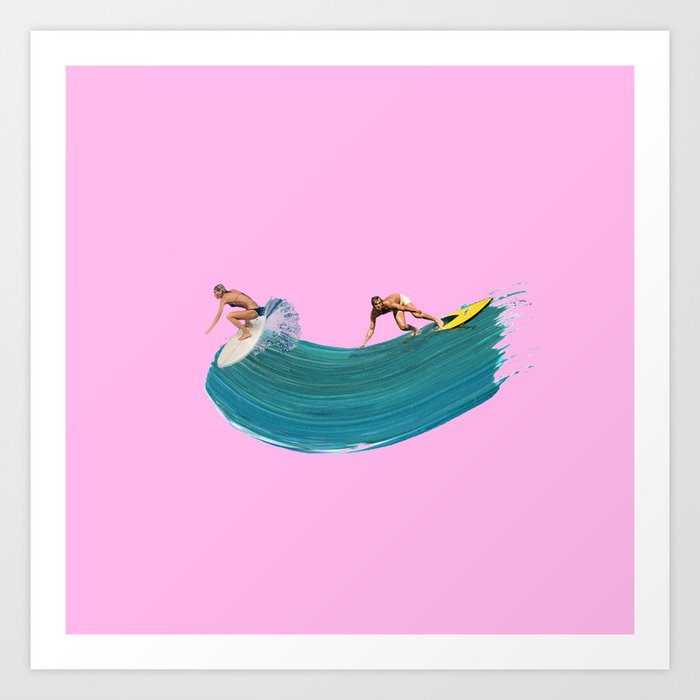 surf the stroke 2 Art Print