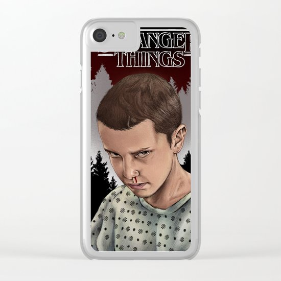Eleven Stranger Things Clear iPhone Case