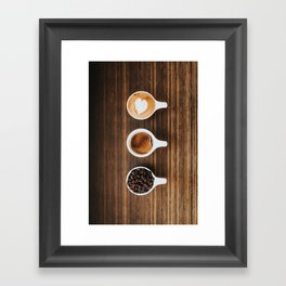 Delicious Coffee Framed Art Print