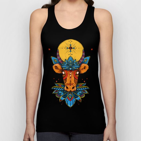 Holy Cow! Lotus. Unisex Tank Top