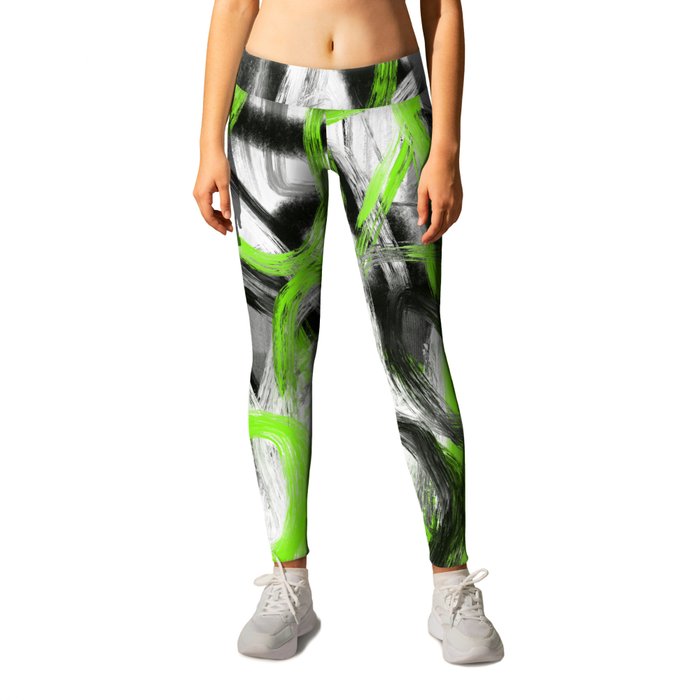 Abstract Painting 108. Contemporary Art.  Leggings