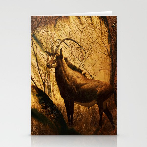 Diorama :: Antelope Stationery Cards
